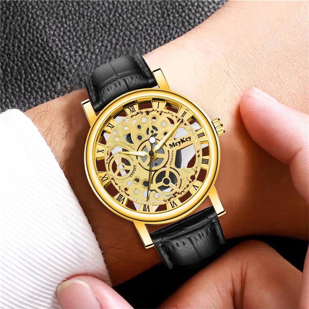 Mechanical men's mechanical watch, quartz belt, (Physicals) 3