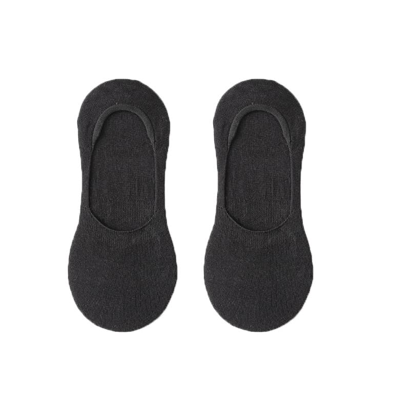 Cotton non-slip summer thin white invisible socks, absorbs sweat and smell 5