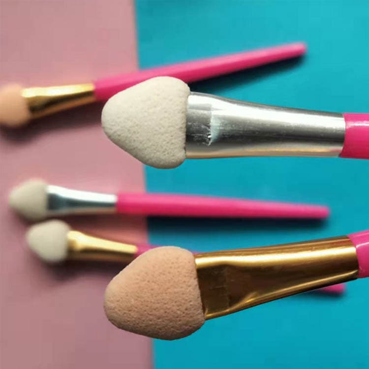 Single eye shadow brush rod red handle eye brush makeup tool sponge stick beauty tool painting eye shadow brush 7.3 3