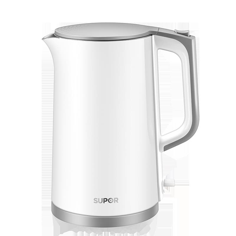 Supor electric kettle 1.7L kettle 304 stainless steel integrated seamless inner bile double-layer anti-hot SW-17T12C 5