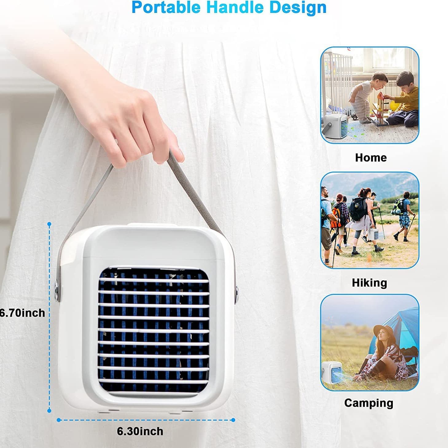 Handheld effective air fan, small humidifier 2