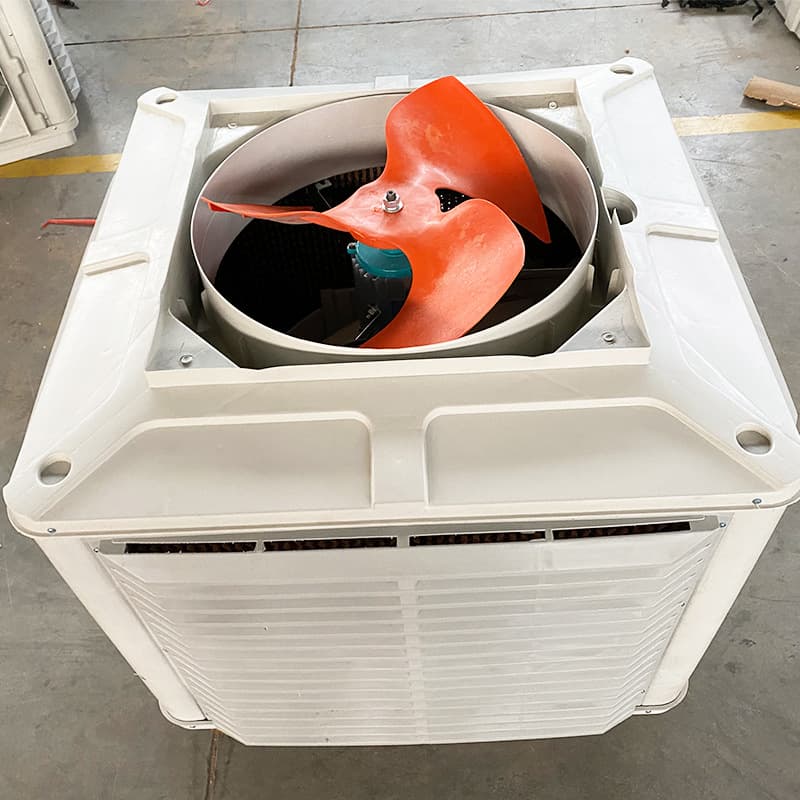Industrial air cooler, factory cooling evaporative water-cooled air conditioner, large factory commercial air conditioner fan for breeding farm 4