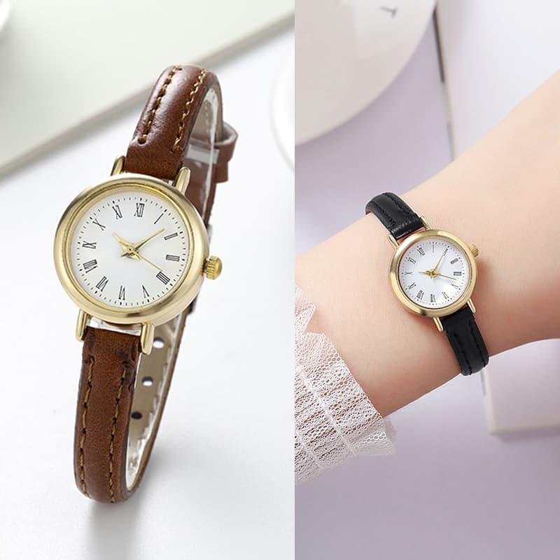 Cute dial, watch strap, women's watch, small dial, (Physicals)