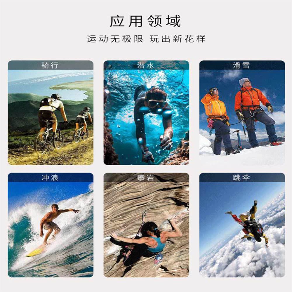 Underwater sports camera 5k high-definition diving waterproof and anti-shake 4k60 frame camera sports camera cross-border source 3