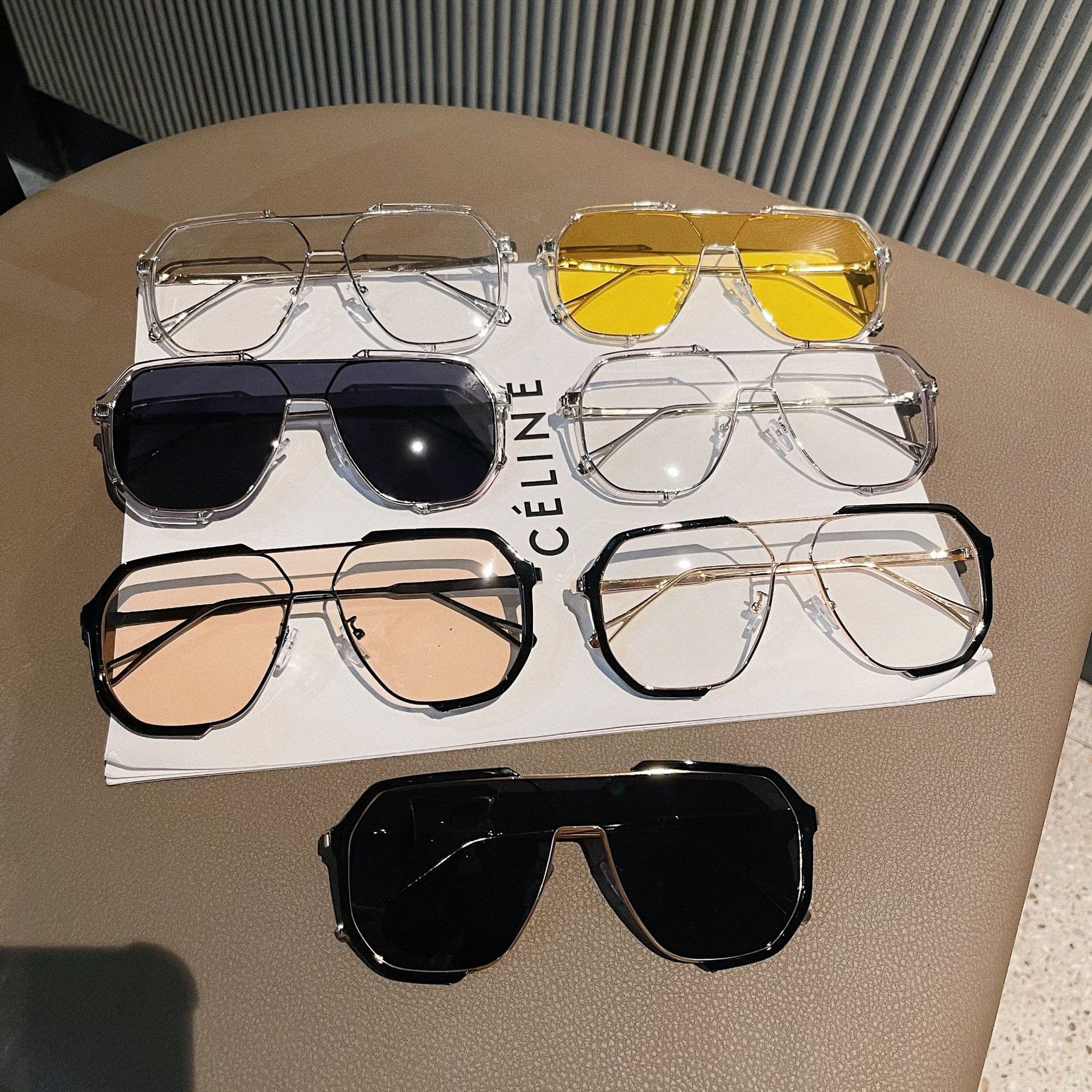 Fashionable sunglasses, brand glasses, city style, Korean style 1