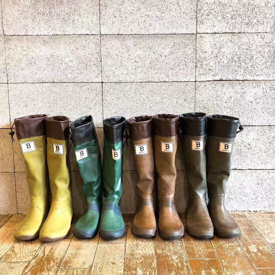 New Japanese Wild Bird Association rain boots, natural rubber rain boots, women's water boots, outdoor water shoes, non-slip hiking rubber boots 3