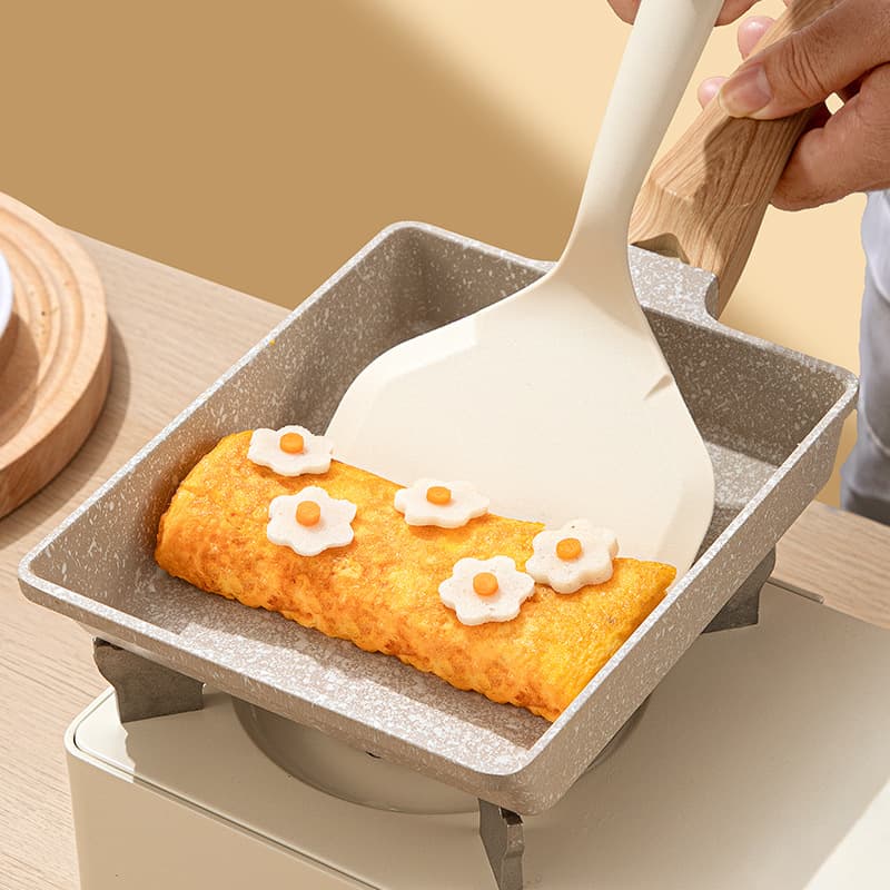 Silicone Jade Boil Task Sticky Pot Cooking Shutter Disadvantable Tiebine Boil Flat Polytable Soft Ponch Bull Steak shovel 2