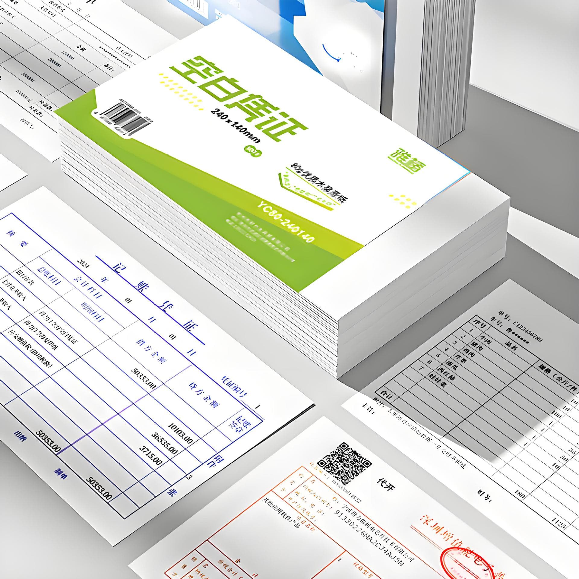 240*140 blank voucher paper universal 70g80gA5 printing paper accounting electronic invoice office paper 2