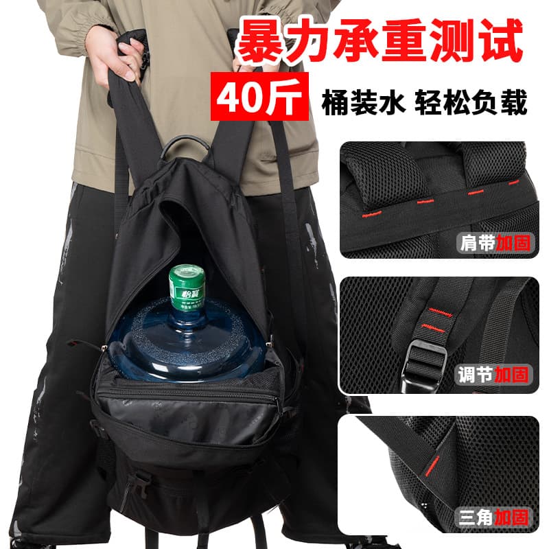 Big capacious backpack, travel bag for leisure, (Physicals) 4