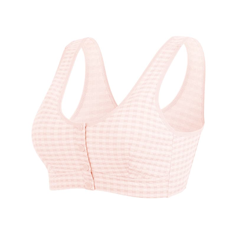 Underwear, bra, vest, plus size, front lock, for middle age 5