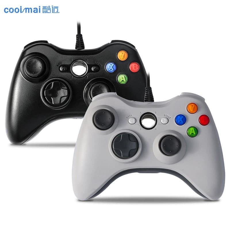 Xbox 360 Wired Controller Compatible TV PC Steam 2