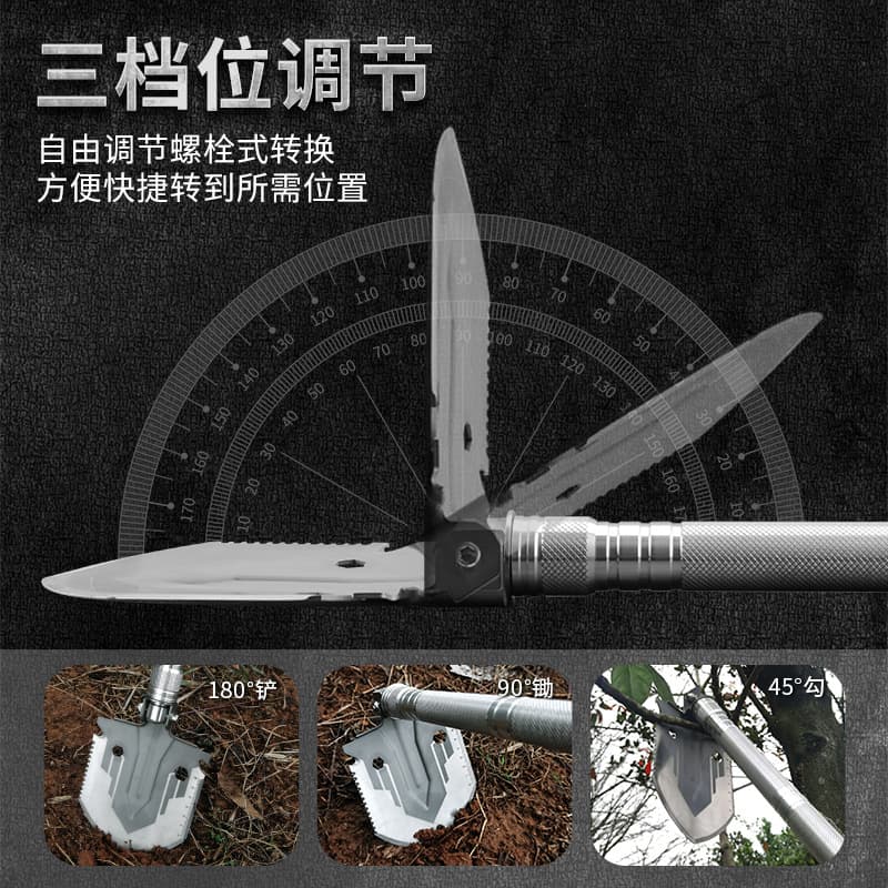 Universal folding travel small handheld shovel, (Physicals) 3
