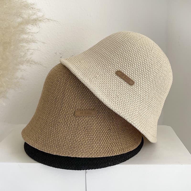 Japanese breathable fashionable universal foldable sun hat, cotton and linen 4