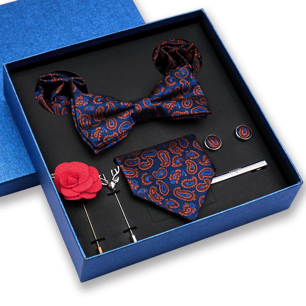 Bow tie, gift box, set for events, 8 pieces, (Physicals) 5