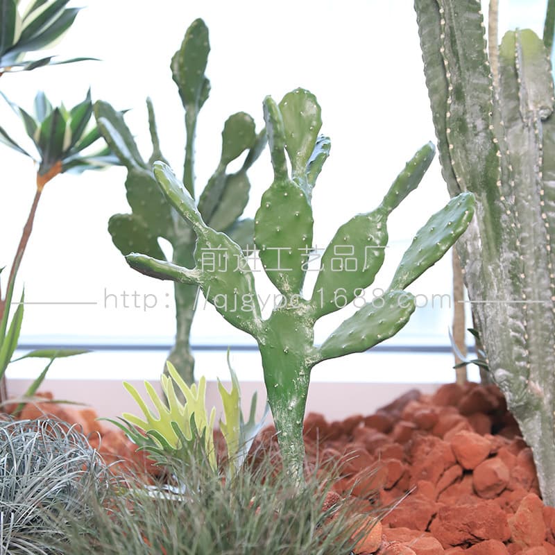 Factory wholesale sandbood plant landscape artificial fairy palm simulation Lyon fairy palm green plant pot planting fake plant 1
