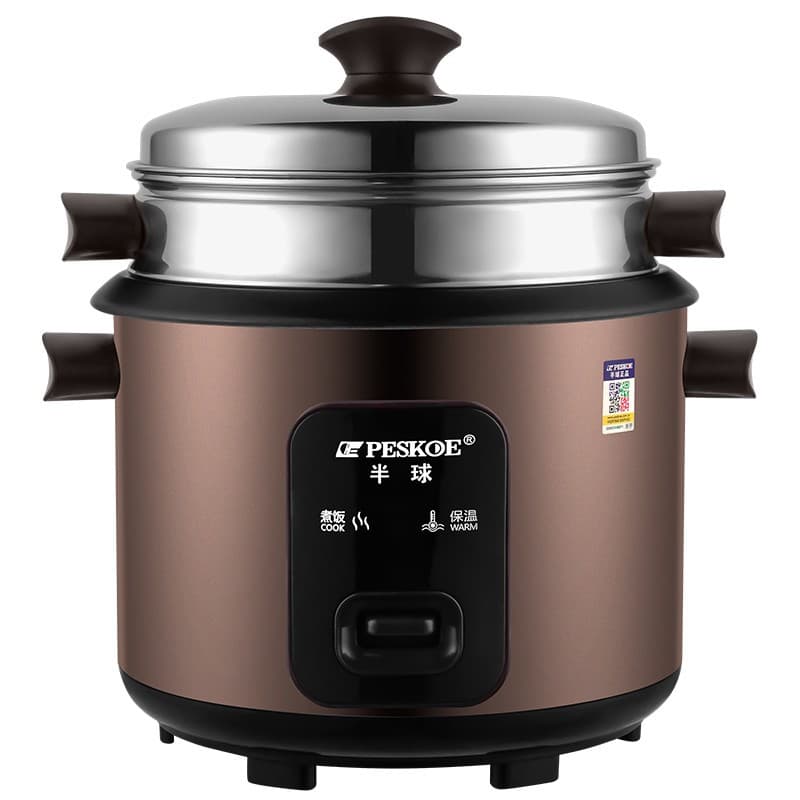 Positive hemisphere rice cooker household old-fashioned mechanical aluminum alloy non-stick inner tank steaming pot factory direct gift wholesale 5