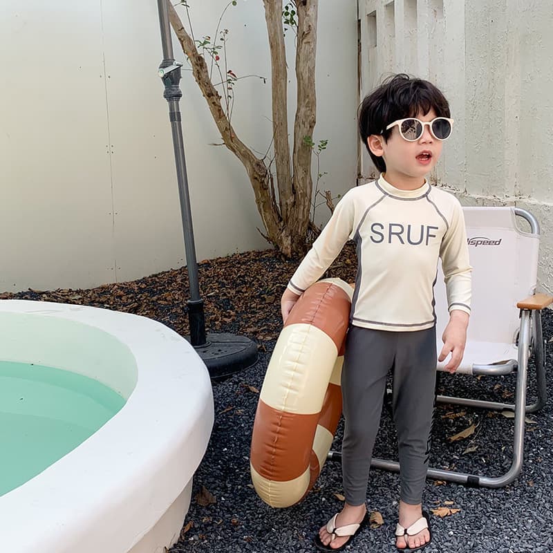 Brand quick dry swimwear for boys, beach children's trousers, beach style 1