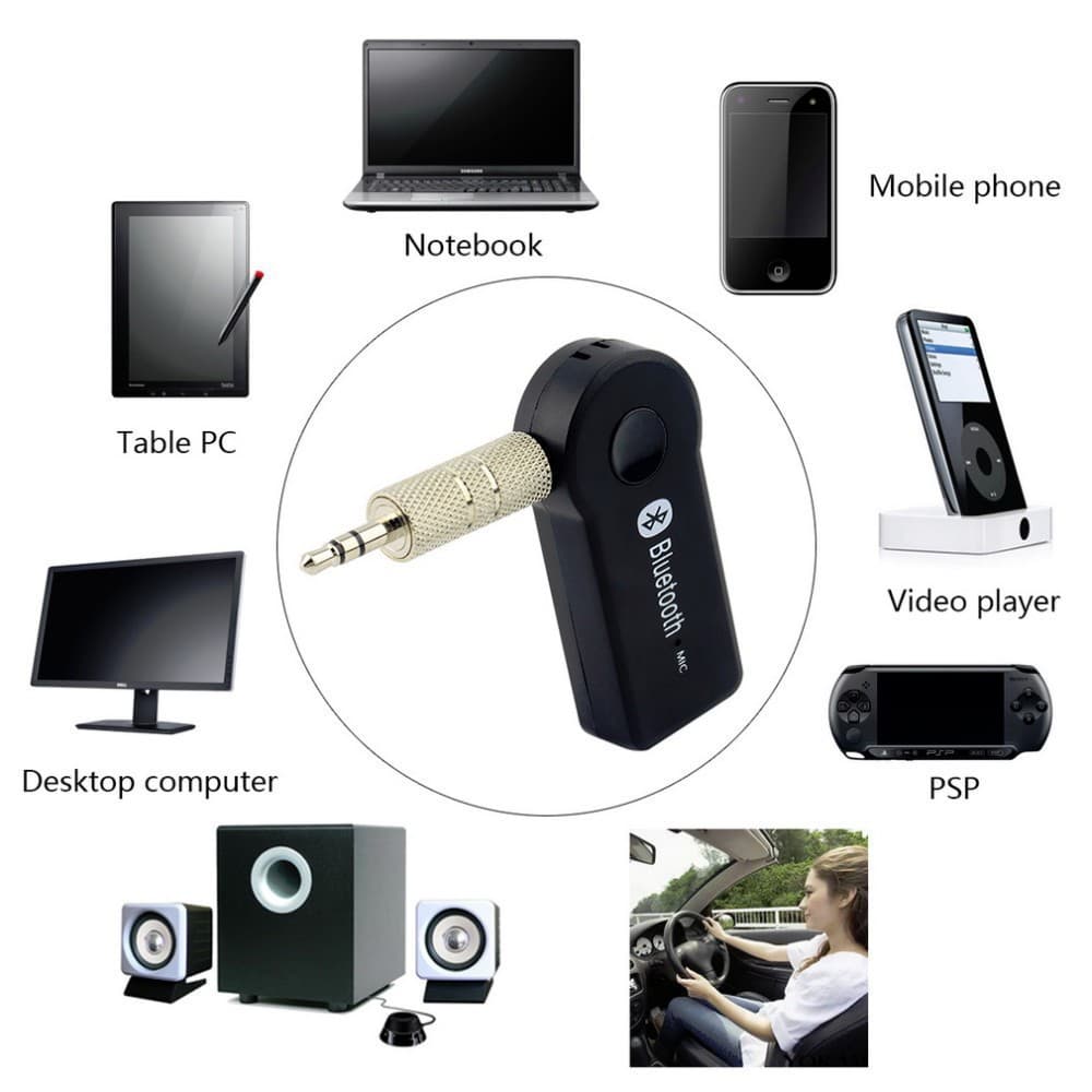 Wireless AUX car Bluetooth receiver Bluetooth speaker Bluetooth headset adapter audio receiver 2