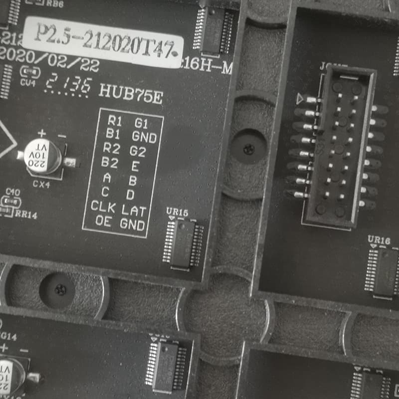 Shenzhen manufacturer wholesale cargo P2.5 indoor full -color module unit board LED display 320*160mm 4