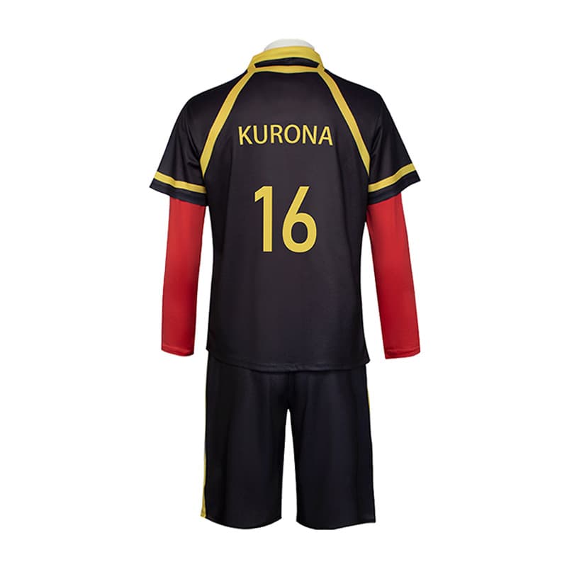 Blue football uniform, cosplay, Germany 5