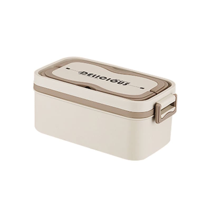 (Wholesale), double-layer handheld square mini box sealed for students, thermos stainless steel, lunch box, stainless steel AISI 304 5