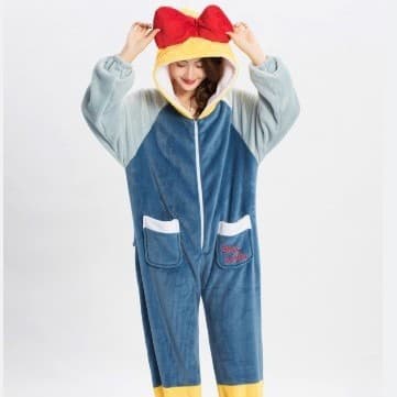 Cartoon flannel pijama for men and women 4