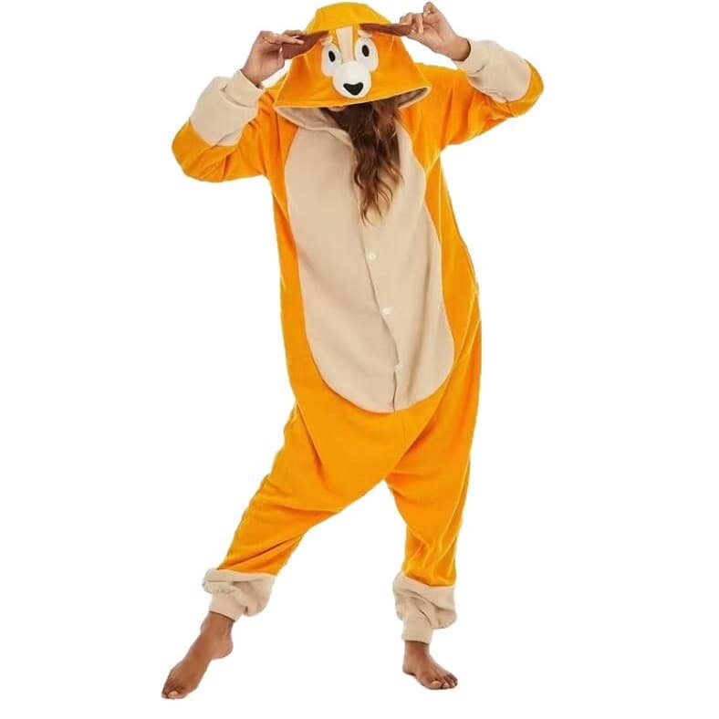 Cartoon flannel pijama for men and women 5