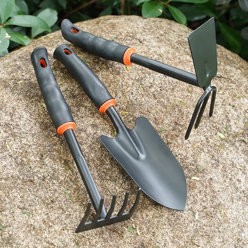 Gardening three -piece set of flowers and planting vegetables, loose soil tool garden iron 锹 锹 2
