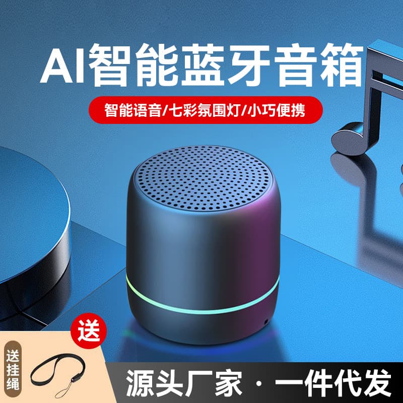 (Cross-border trading), smart handheld small speakers, bluetooth, voice control 1