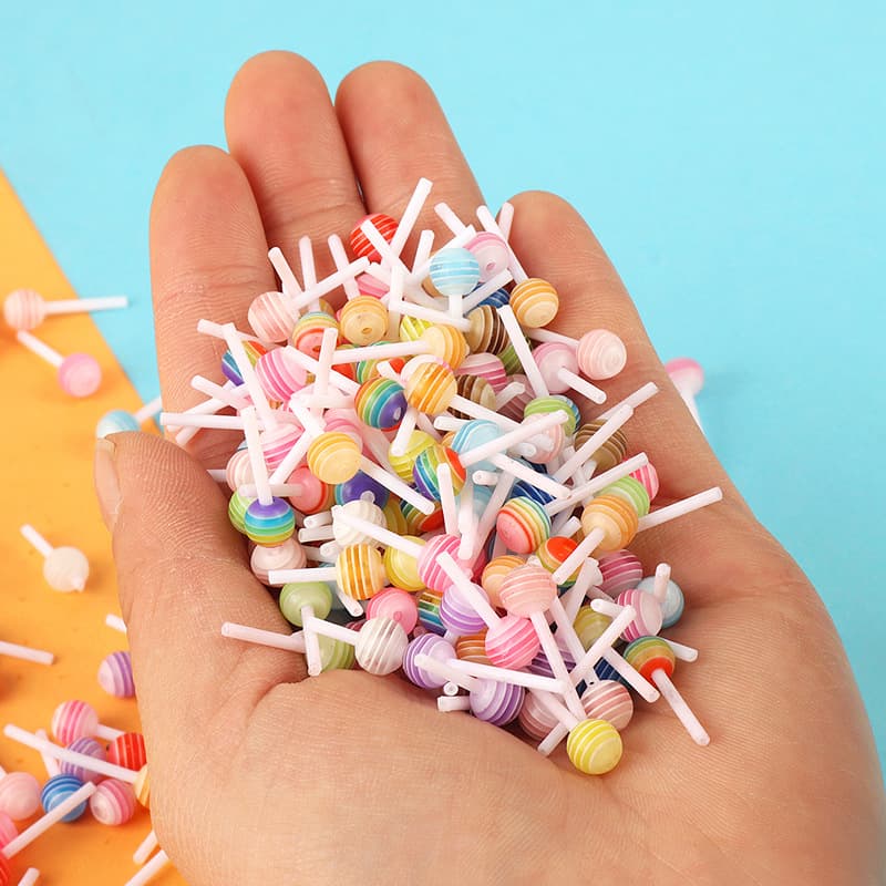 Small realistic nail stickers for manicure for nails, food play, phone case with accessories 4