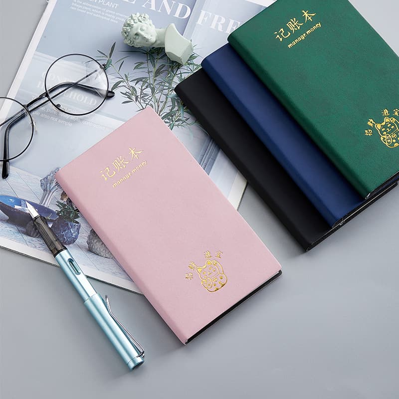Accounting book Small carry cash journal book details household life daily expenses financial notebook mini 4