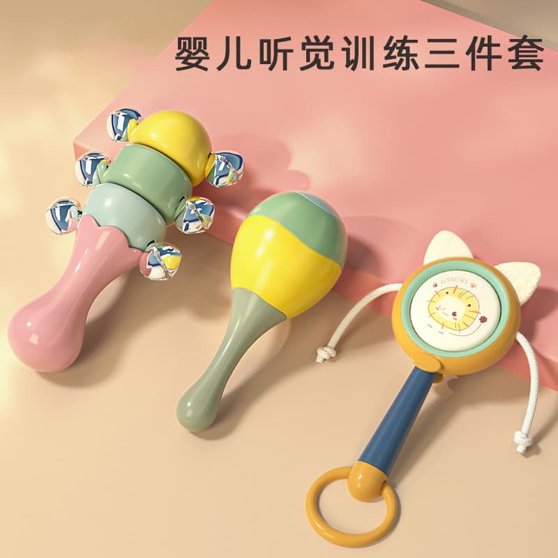 Maracas, toy, beanbag, grabber for training for new born, factory direct supply 2