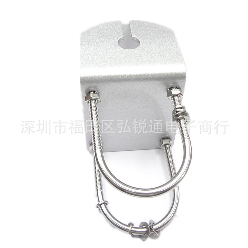 Car Radio Shipping UV short -wave antenna balcony pipe installation clipper side card edge fixed seat aluminum alloy 1