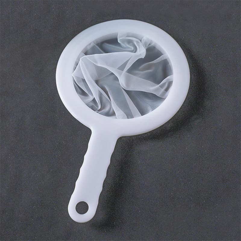 Home soy milk filter squeezing fruit juice omissions separate slag separation filter with handle kitchen colander fine mesh 4