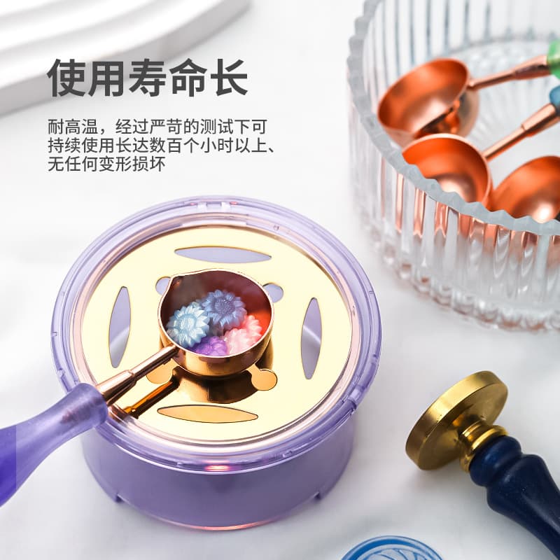 Original innovative products Fantasy bubble lacquer furnace Spicy crystal stove spoon lacquer seal wholesale 4