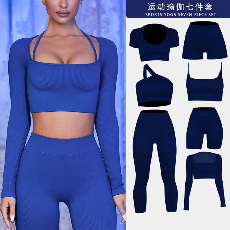 Face blush, underwear, long-sleeve for gym, shorts, trousers, set, (Physicals), internet celebrity, lifting effect, for running 2