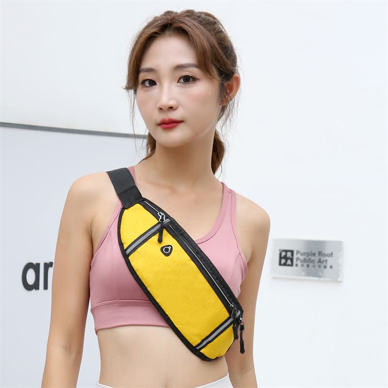 Sports universal belt bag, waterproof invisible shoulder bag, oxford cloth, for running 4
