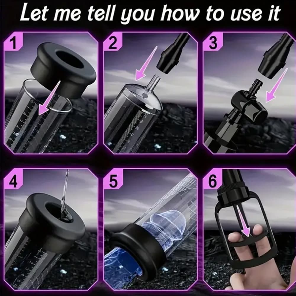 Men's supplies tie rod increase device negative pressure suction ball suction aircraft cup penis stretch training device adult sex products 2