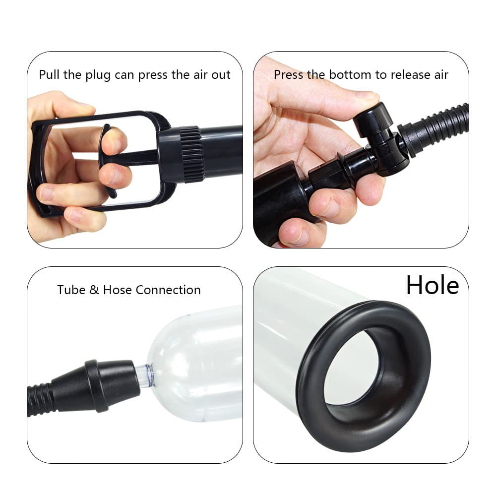 Men's supplies tie rod increase device negative pressure suction ball suction aircraft cup penis stretch training device adult sex products 3
