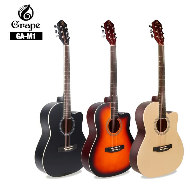 Manufacturer direct-fast GA-M1-39-inch entry-level folk guitar affordable prices and diverse colors 1