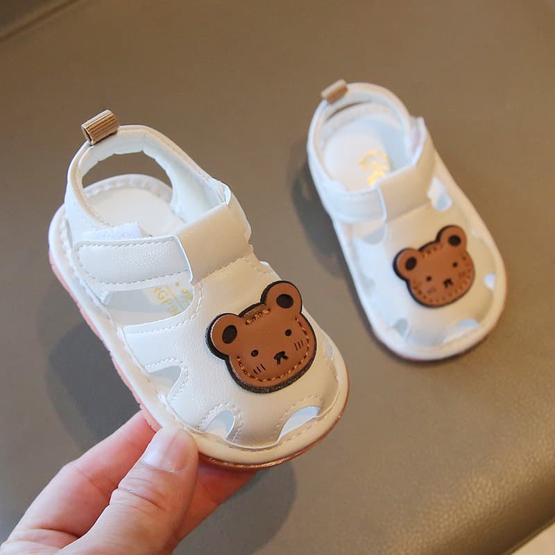 Summer children's non-slip sandals for early age, 0-1 years, 4-8-12 month, soft sole 1