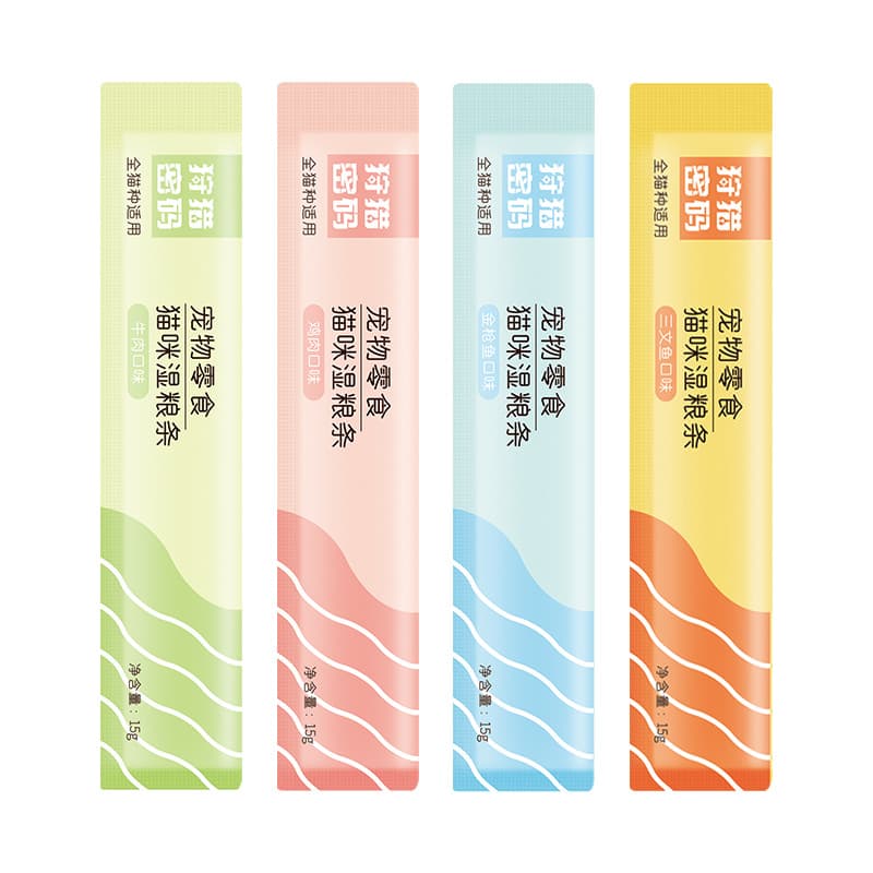 Cat snacks and cat bars 15g interactive reward cat wet food for adult cats and kittens canned cat snacks and cat bars 5