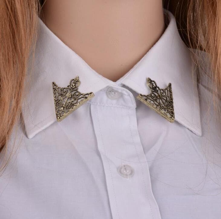 Retro triangle, fashionable accessory for men and women, brooch, badge, European style 1