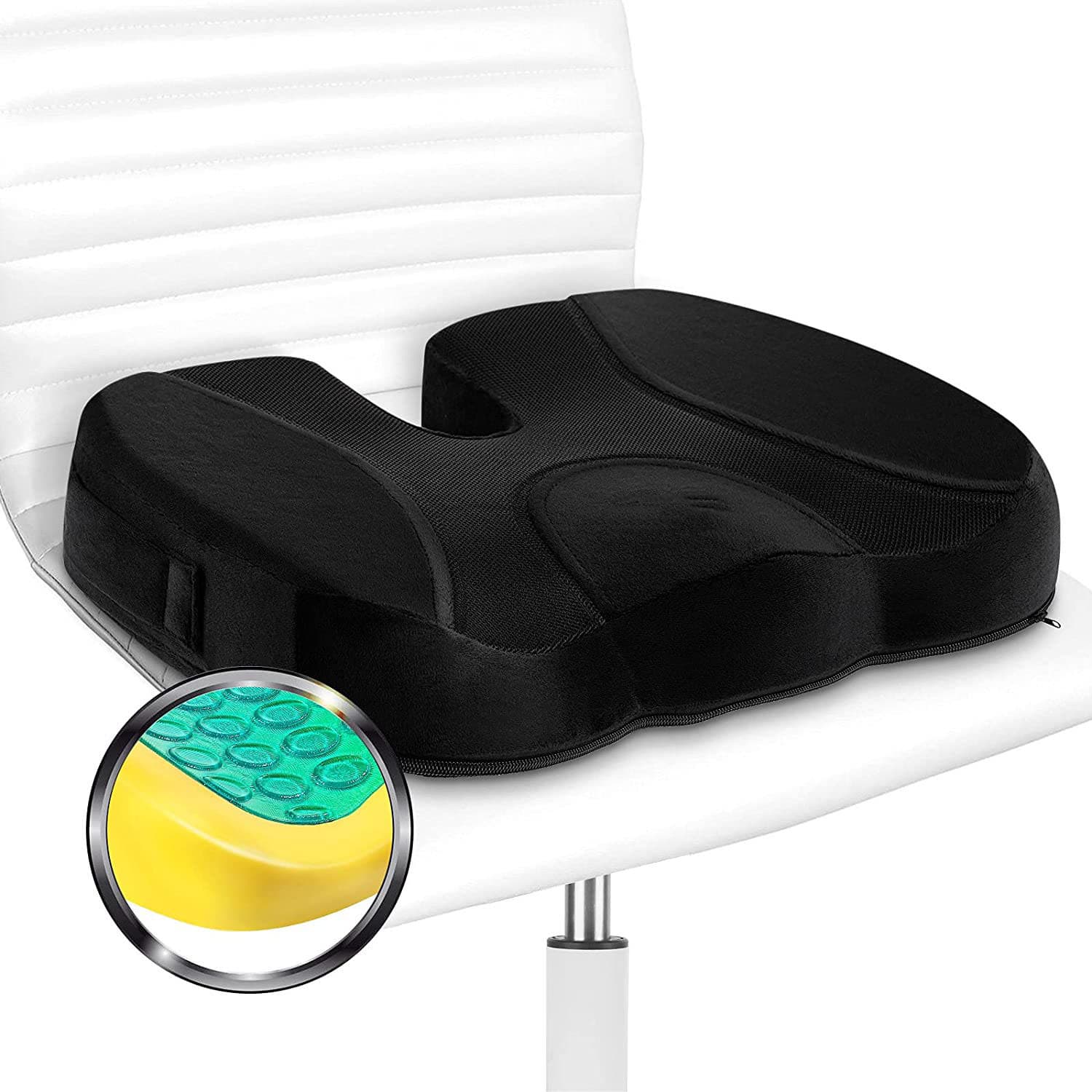 Office chair cushion memory foam chair cushion driving car seat cushion chair hip pillow cushion 5