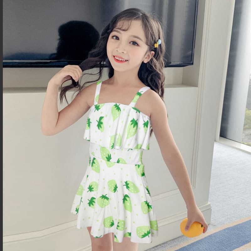 Children's swimwear, cute strawberry, 2023 collection, western style 2