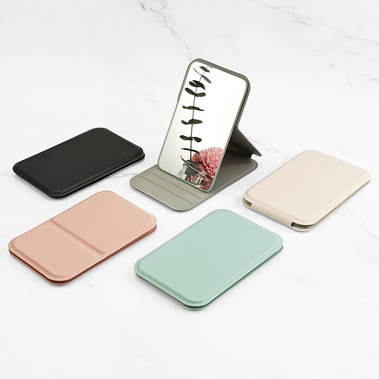 Handheld table folding mirror, custom-made, with your logo imprint