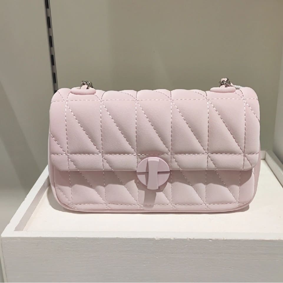 Summer small bag, shoulder bag with diamond pattern, one-shoulder bag, phone bag, high-end 1