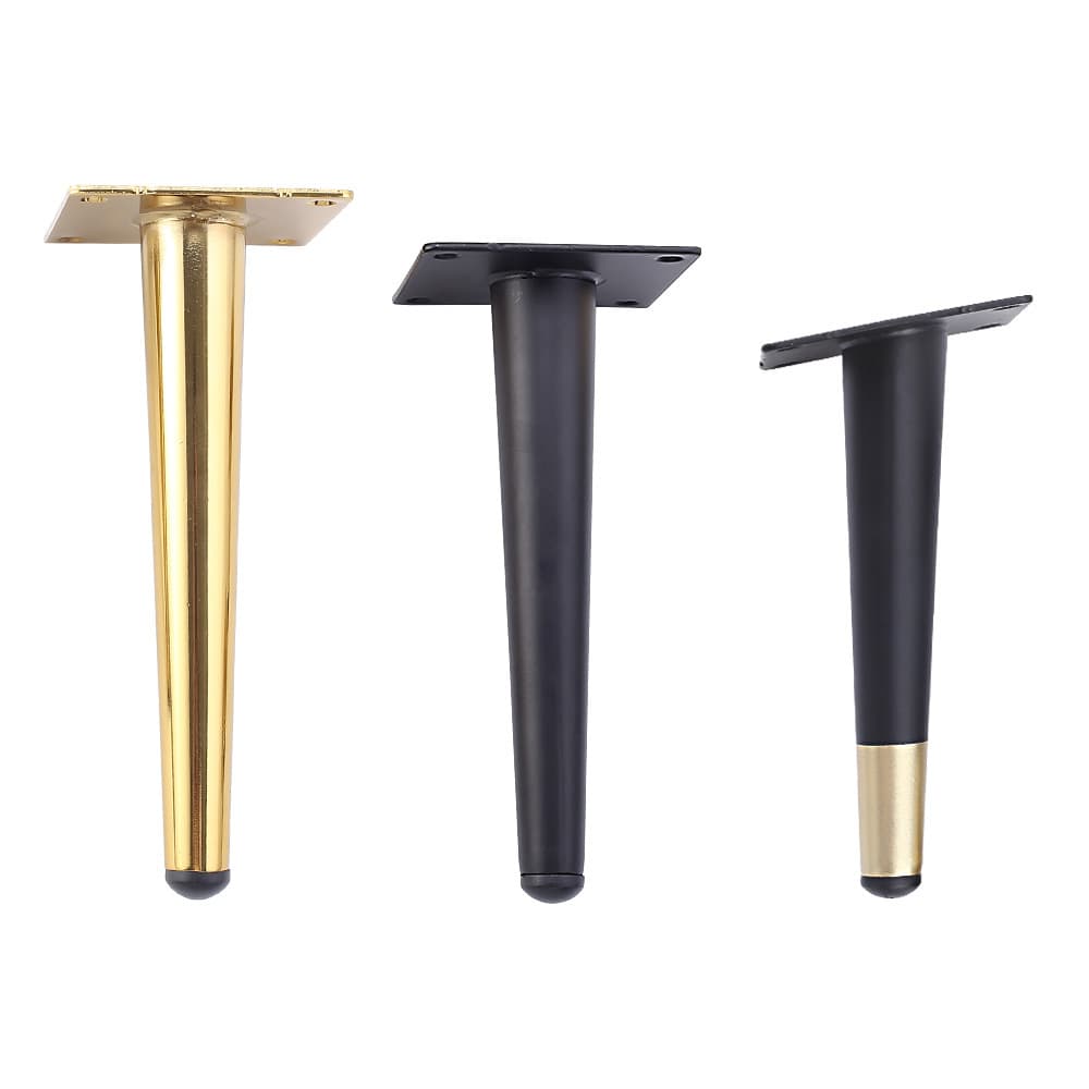 Metal furniture Hardware foot table leg support feet round tube foot sofa foot cone -shaped dressing table foot table foot table foot 5