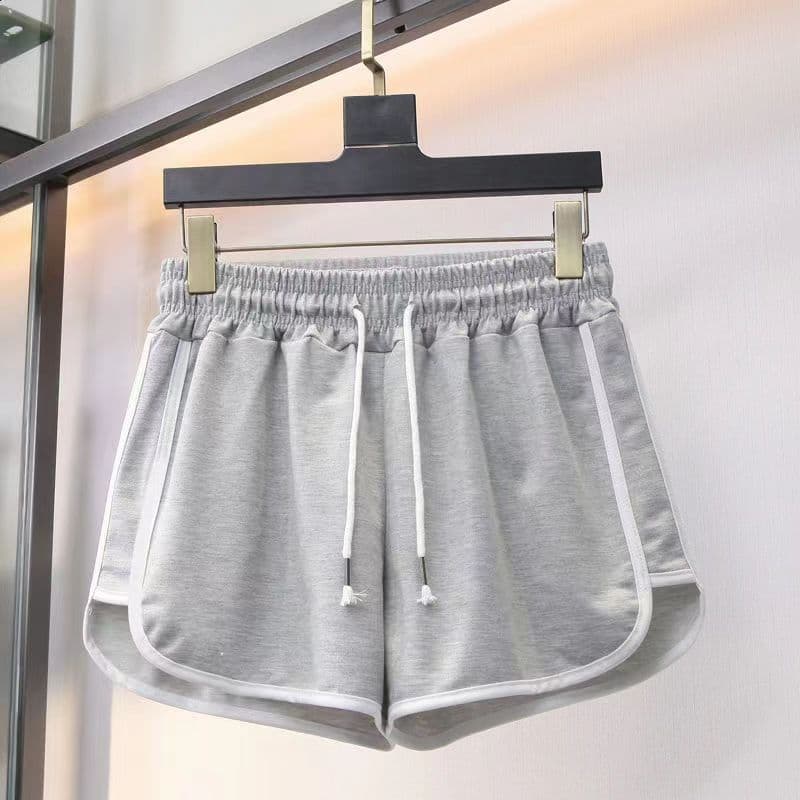 Sports shorts, summer trousers, leggings for leisure, high waist, for running, Korean style, loose fit 4