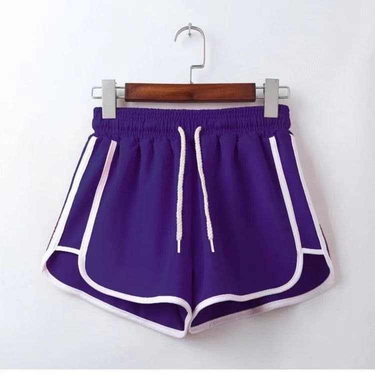 Sports shorts, summer trousers, leggings for leisure, high waist, for running, Korean style, loose fit 5